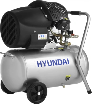 Компрессор поршневой Hyundai HYC 40250LMS масляный 400л/мин 50л 2200Вт серебристый/черный - купить недорого с доставкой в интернет-магазине