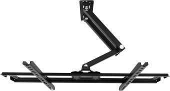 Кронштейн для телевизора Buro MF2 черный 32"-70" макс.35кг настенный поворотно-выдвижной и наклонный - купить недорого с доставкой в интернет-магазине