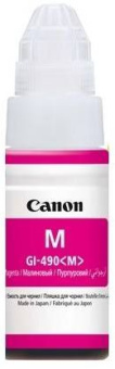 Чернила Canon GI-490M 0665C001 пурпурный 70мл для Canon Pixma G1400/G2400/G3400 - купить недорого с доставкой в интернет-магазине