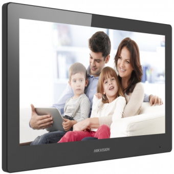Видеодомофон Hikvision DS-KH8520-WTE1 черный - купить недорого с доставкой в интернет-магазине