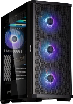 Корпус Zalman Z10 PLUS черный без БП ATX 2x120mm 2x140mm 2xUSB2.0 1xUSB3.0 audio bott PSU - купить недорого с доставкой в интернет-магазине
