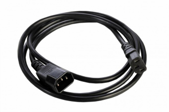Шнур питания Rem R-10-Cord-C13-C14-3 C13-С14 проводник.:3x1мм2 3м 220В 10А (упак.:1шт) черный - купить недорого с доставкой в интернет-магазине