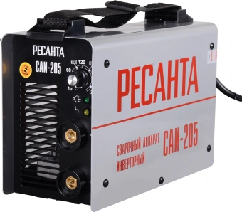 Сварочный аппарат Ресанта САИ205 инвертор ММА DC 7.3кВт - купить недорого с доставкой в интернет-магазине
