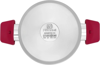 Кастрюля Rondell Strike RDS-814 2.8л. d=20см (с крышкой) стальной - купить недорого с доставкой в интернет-магазине