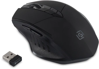 Мышь Оклик 780GW черный оптическая 3200dpi беспров. USB для ноутбука 6but (1903012) - купить недорого с доставкой в интернет-магазине