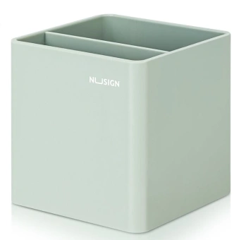 Подставка Deli NS011green Nusign 2отд. для письменных принадлежностей 84х84х86мм зеленый пластик - купить недорого с доставкой в интернет-магазине