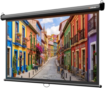 Экран Lumien 100" 157x227см Eco Picture LEP-100130 16:9 настенно-потолочный рулонный черный - купить недорого с доставкой в интернет-магазине