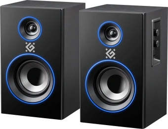 Колонки Defender Solar 20 2.0 черный 20Вт BT беспроводные BT - купить недорого с доставкой в интернет-магазине