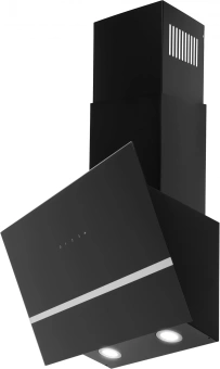 Вытяжка каминная Hyundai HGH 6846 IX черный/нержавеющая сталь управление: сенсорное (1 мотор) - купить недорого с доставкой в интернет-магазине