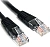 Патч-корд Lanmaster TWT-45-45-0.15-BK RJ-45 вил.-вилка RJ-45 кат.5E 0.15м черный ПВХ (уп.:1шт)
