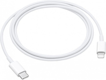 Кабель Apple MM0A3ZM/A USB Type-C (m)-Lightning (m) 1м белый - купить недорого с доставкой в интернет-магазине