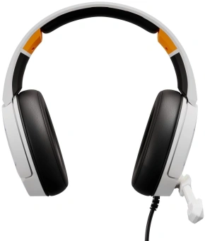 Наушники с микрофоном Оклик HS-L710G белый/черный 2м мониторные оголовье (1978693) - купить недорого с доставкой в интернет-магазине