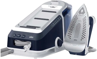 Парогенератор Braun CareStyle 7 IS7282BL 2700Вт синий/белый - купить недорого с доставкой в интернет-магазине
