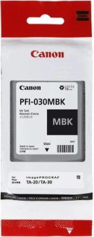 Картридж струйный Canon PFI-030MBK 3488C001 черный матовый (55мл) для Canon imagePROGRAF TA-20, TA-30, TM-240, TM-340. - купить недорого с доставкой в интернет-магазине