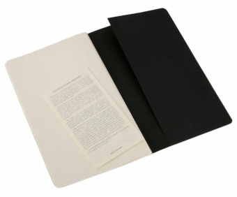 Блокнот Moleskine CAHIER JOURNAL QP323 XLarge 190х250мм обложка картон 120стр. нелинованный черный (3шт) - купить недорого с доставкой в интернет-магазине