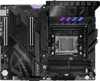 Материнская плата Asus ROG CROSSHAIR X870E APEX SocketAM5 AMD X870E 2xDDR5 ATX AC`97 8ch(7.1) 5Gigabit RAID - купить недорого с доставкой в интернет-магазине