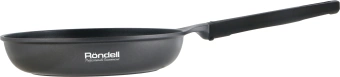 Сковорода Rondell Baselard RDA-2002 круглая 24см покрытие: Xylan Plus ручка несъемная (без крышки) темно-серый - купить недорого с доставкой в интернет-магазине