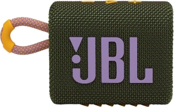 Колонка порт. JBL GO 3 зеленый 4.2W 1.0 BT (JBLGO3GRN) - купить недорого с доставкой в интернет-магазине