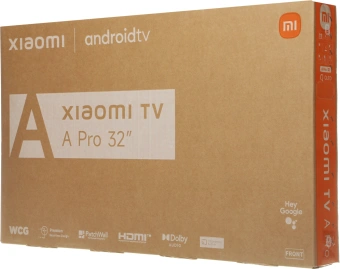 Телевизор QLED Xiaomi 32" TV A Pro 32 2026 черный HD 60Hz DVB-T2 DVB-C DVB-S2 USB WiFi Smart TV - купить недорого с доставкой в интернет-магазине