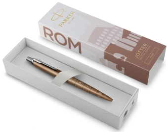 Ручка шариков. Parker Jotter Global Icons SE Rome K179 (2198197) бронзовый M син. черн. подар.кор. - купить недорого с доставкой в интернет-магазине
