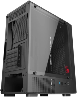 Корпус Bloody BD-CC118 черный без БП mATX 8x120mm 2xUSB2.0 1xUSB3.0 audio bott PSU - купить недорого с доставкой в интернет-магазине
