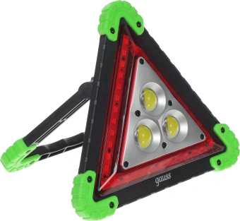 Фонарь авто. Gauss GFL802 зеленый/черный 15Вт лам.:светодиод. (GF802) - купить недорого с доставкой в интернет-магазине