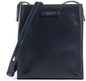 Сумка кросс-боди женская The Bridge Mirra 04160501/YH темно-синяя натур.кожа - купить недорого с доставкой в интернет-магазине