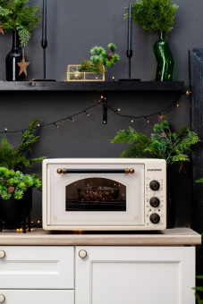 Мини-печь Starwind SMO2026 36л. 1300Вт бежевый - купить недорого с доставкой в интернет-магазине