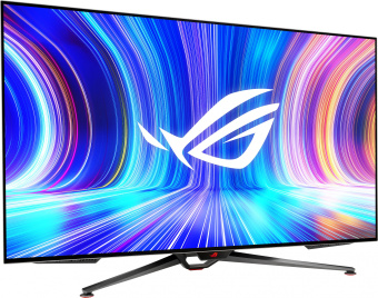 Монитор Asus 47.53" ROG Swift PG48UQ черный OLED LED 16:9 HDMI M/M матовая HAS 450cd 178гр/178гр 3840x2160 138Hz G-Sync DP SPDIF 4K USB 16.2кг - купить недорого с доставкой в интернет-магазине