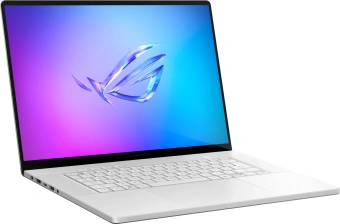 Ноутбук Asus ROG Zephyrus G16 GA605KM-QR036 Ryzen AI 7 350 32Gb SSD1Tb NVIDIA GeForce RTX 5060 8Gb 16" OLED 2.5K (2560x1600) без ОС white WiFi BT Cam Bag (90NR0NE2-M00250) - купить недорого с доставкой в интернет-магазине