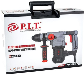 Перфоратор P.I.T. PBH26-C4 патрон:SDS-plus уд.:4.7Дж 1200Вт (кейс в комплекте) - купить недорого с доставкой в интернет-магазине