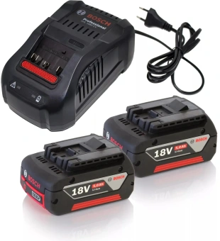 Батарея аккумуляторная Bosch GBA 18В 5Ач Li-Ion (З/У в компл.) (1600A00B8J) - купить недорого с доставкой в интернет-магазине