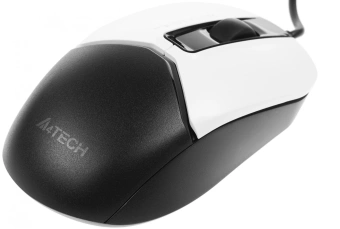 Мышь A4Tech Fstyler FM12 Panda белый/черный оптическая 1200dpi USB 3but - купить недорого с доставкой в интернет-магазине