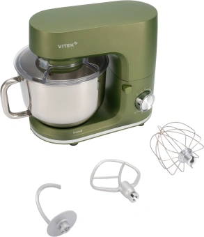 Миксер планетарный Vitek Элегия VT-PM0662 2000Вт можжевеловый - купить недорого с доставкой в интернет-магазине
