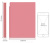 Блокнот Deli 22290PINK 210х143мм искусст. кожа 112л розовый - купить недорого с доставкой в интернет-магазине