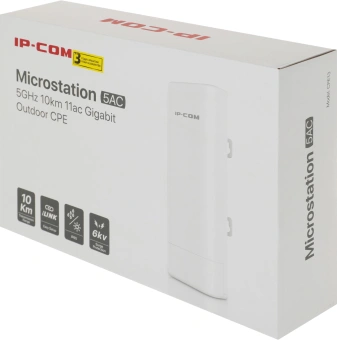 Точка доступа IP-Com CPE13 AC900 10/100/1000BASE-TX/Wi-Fi белый - купить недорого с доставкой в интернет-магазине
