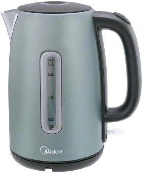 Чайник электрический Midea MK-8025 1.7л. 2200Вт серый корпус: металл/пластик - купить недорого с доставкой в интернет-магазине