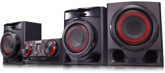 Минисистема LG XBoom CJ45 черный 720Вт FM USB BT - купить недорого с доставкой в интернет-магазине
