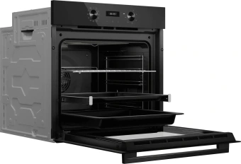 Духовой шкаф Электрический Haier HOQ-R2ARN3GB черный - купить недорого с доставкой в интернет-магазине