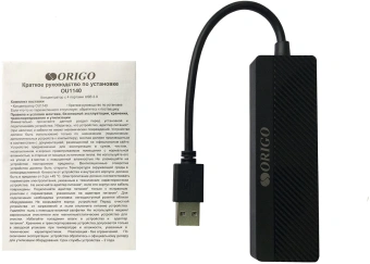 Разветвитель USB 2.0 Origo OU1140 4порт. черный (OU1140/A1A) - купить недорого с доставкой в интернет-магазине