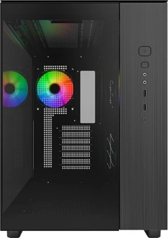 Корпус Montech King 65 PRO черный без БП ATX 8x120mm 6x140mm 2xUSB3.0 audio bott PSU - купить недорого с доставкой в интернет-магазине