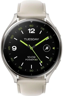 Смарт-часы Xiaomi Watch 2 1.43" AMOLED корп.серый рем.белый разм.брасл.:140-210мм (BHR9306GL) - купить недорого с доставкой в интернет-магазине