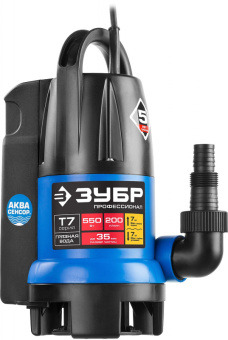 Насос дренажный Зубр НПГ-Т7-550 550Вт 12000л/час - купить недорого с доставкой в интернет-магазине