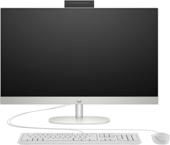 Моноблок HP 27-cr0002i 27" Full HD Touch i7 1355U (1.7) 16Gb SSD512Gb Iris Xe CR Free DOS GbitEth WiFi BT 65W клавиатура мышь Cam белый 1920x1080 - купить недорого с доставкой в интернет-магазине
