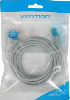 Патч-корд Vention VAP-A10-S300 1Гбит/с UTP 4 пары cat.5E CCA molded 3м серый RJ-45 (m)-RJ-45 (m) - купить недорого с доставкой в интернет-магазине