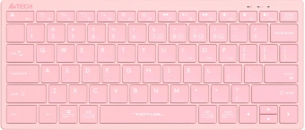 Клавиатура A4Tech Fstyler FBX51C розовый USB беспроводная BT/Radio slim Multimedia (FBX51C PINK) - купить недорого с доставкой в интернет-магазине