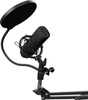 Микрофон проводной Оклик SM-700G 2.5м черный - купить недорого с доставкой в интернет-магазине