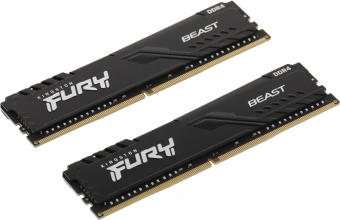 Память DDR4 2x16GB 3200MHz Kingston KF432C16BB1K2/32 Fury Beast RTL Gaming PC4-25600 CL16 DIMM 288-pin 1.35В dual rank с радиатором Ret - купить недорого с доставкой в интернет-магазине