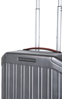 Чемодан Piquadro PQ-LM (BV4425PQLM/NCU) 40x55x20см 37л. 3.46кг. поликарбонат/натур.кожа темно-серый - купить недорого с доставкой в интернет-магазине