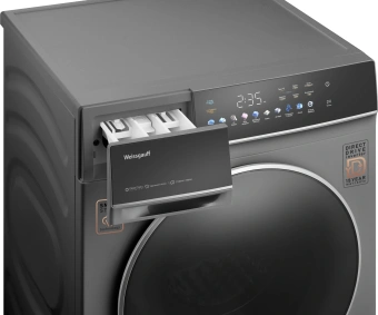 Стиральная машина Weissgauff WMD 62210 Direct Drive Touch Inverter Steam класс: B загр.фронтальная макс.:10.5кг (с сушкой) серый инвертор - купить недорого с доставкой в интернет-магазине